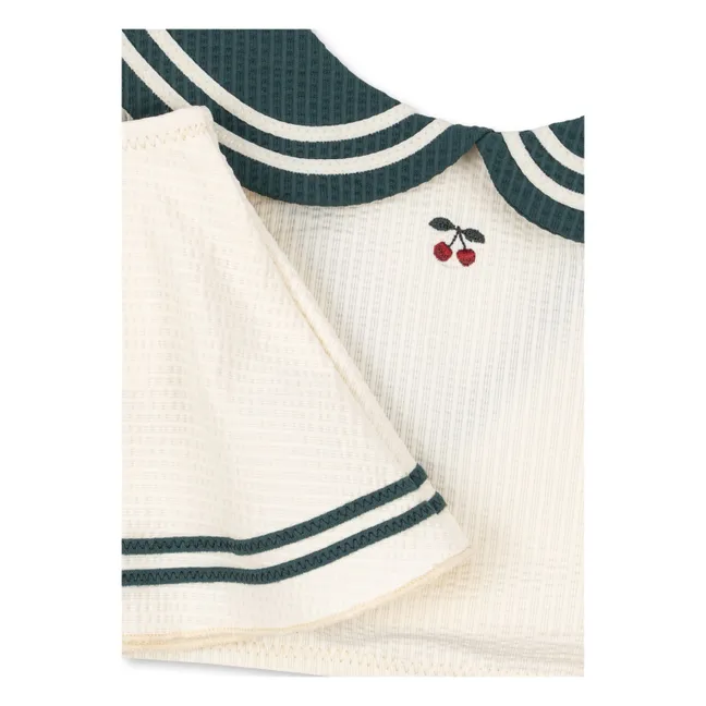 Sailor Recycled Fiber Swimsuit | Ecru