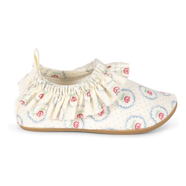 Chaussures d'eau Malti Fibres Recyclées | Ecru