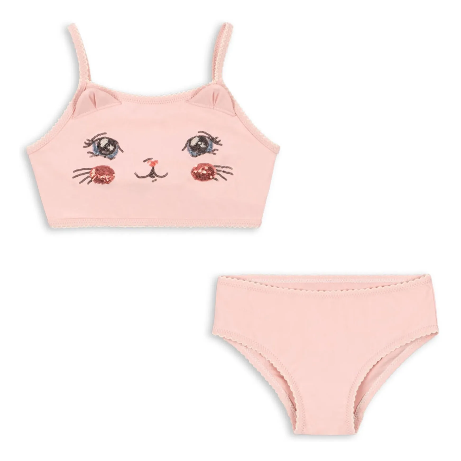 Konges Sløjd Pink Kitty Recycled Fiber Swimsuit