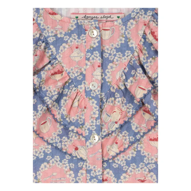 Kim Snacks Bluse Bio-Baumwolle | Blau