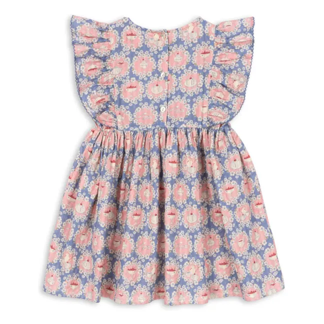 Kim Snacks organic cotton dress | Blue