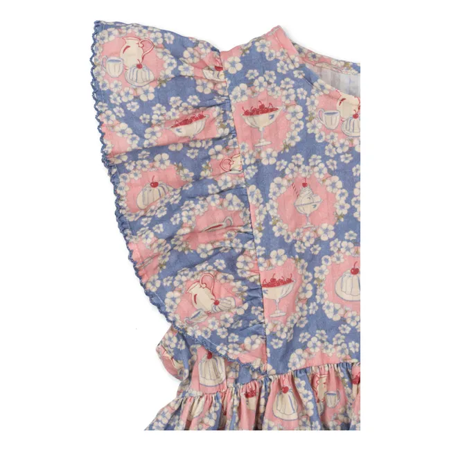 Robe Kim Snacks Coton Bio | Bleu