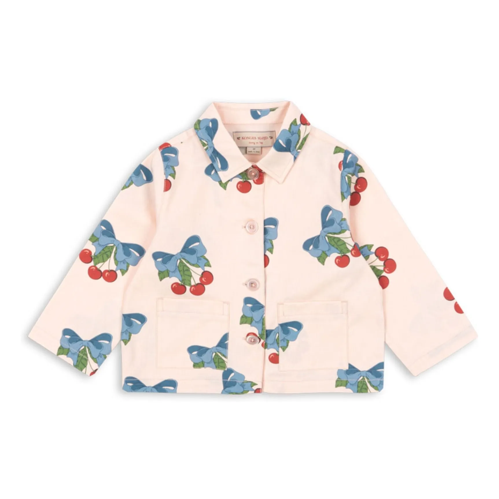 Konges Sløjd Pink Frankie Cerises Organic Cotton Jacket