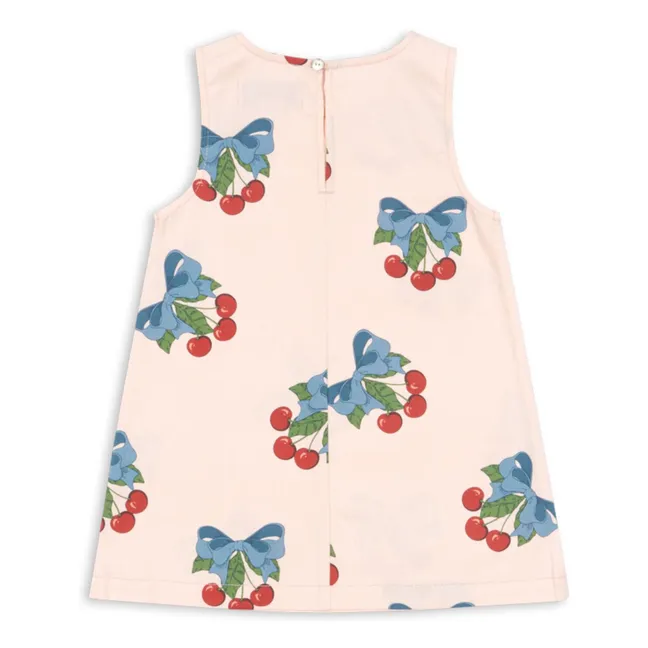 Robe Frankie Cerises Coton Bio | Rose