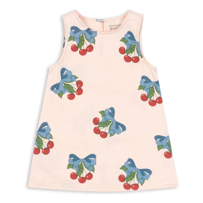 Robe Frankie Cerises Coton Bio | Rose