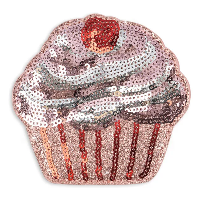 Porte Monnaie Sequins Cupcake | Rose