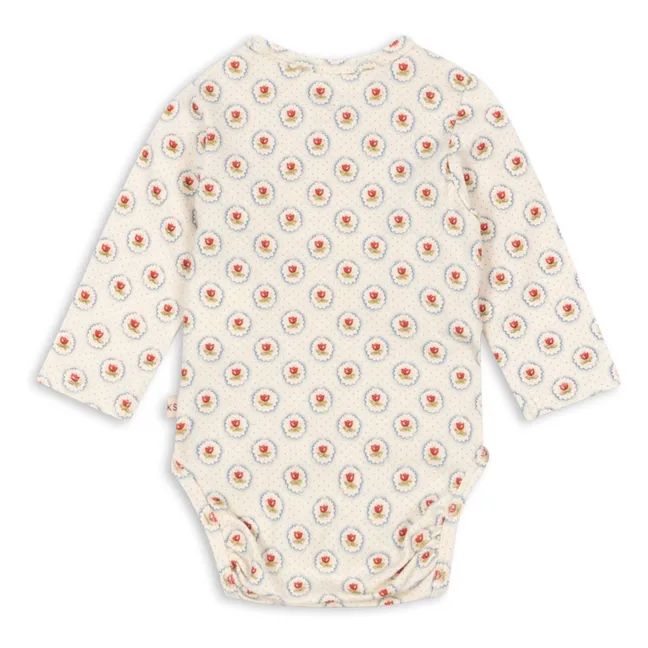 Body Géométrique Coton Bio | Ecru