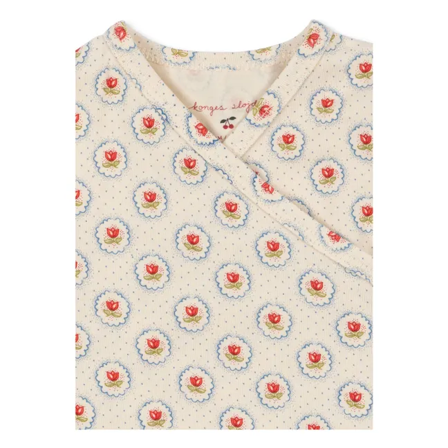 Mono geométrico de algodón orgánico | Crudo