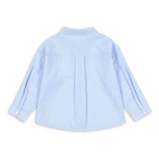 Camisa Wes Raya Limón Algodón Ecológico | Azul