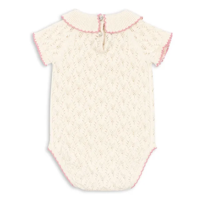 Body Durchbrochene Rose | Seidenfarben