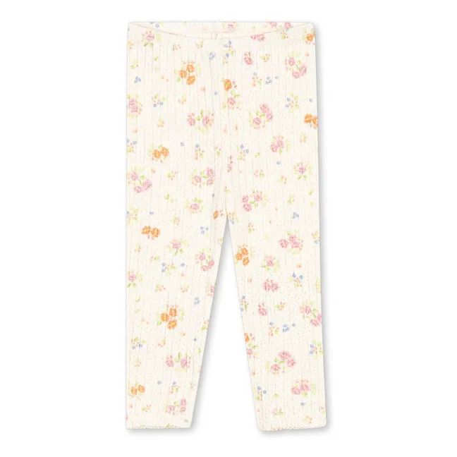 Legging Minnie Floral Algodón orgánico | Crudo