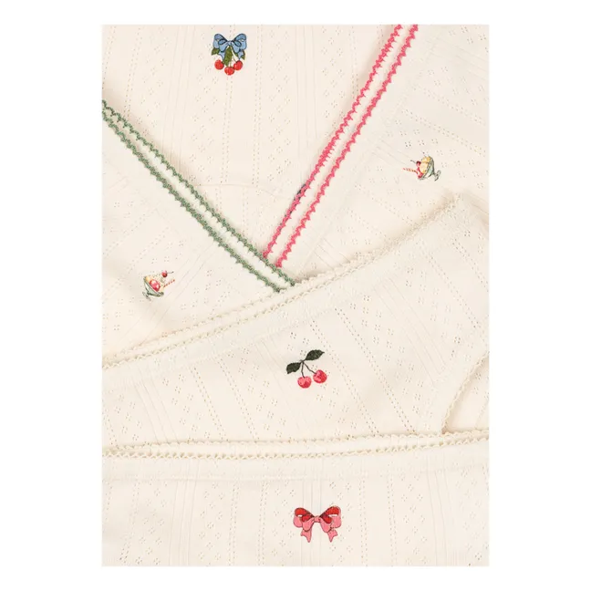 Lot de 5 Culottes Minna Coton Bio | Ecru