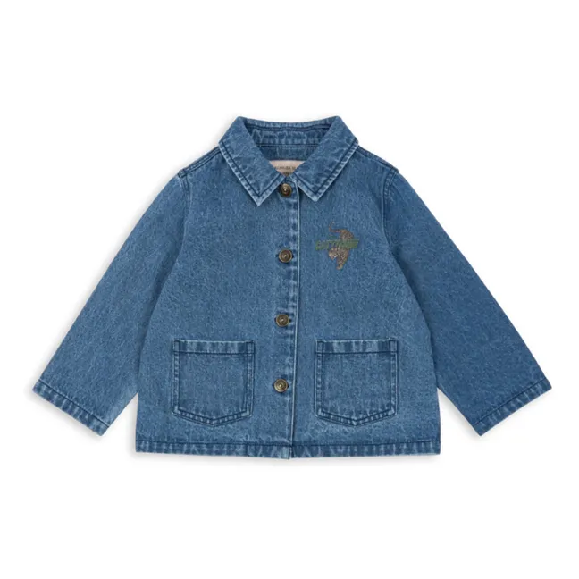 Veste Denim Magot Guépard Coton Bio | Bleu