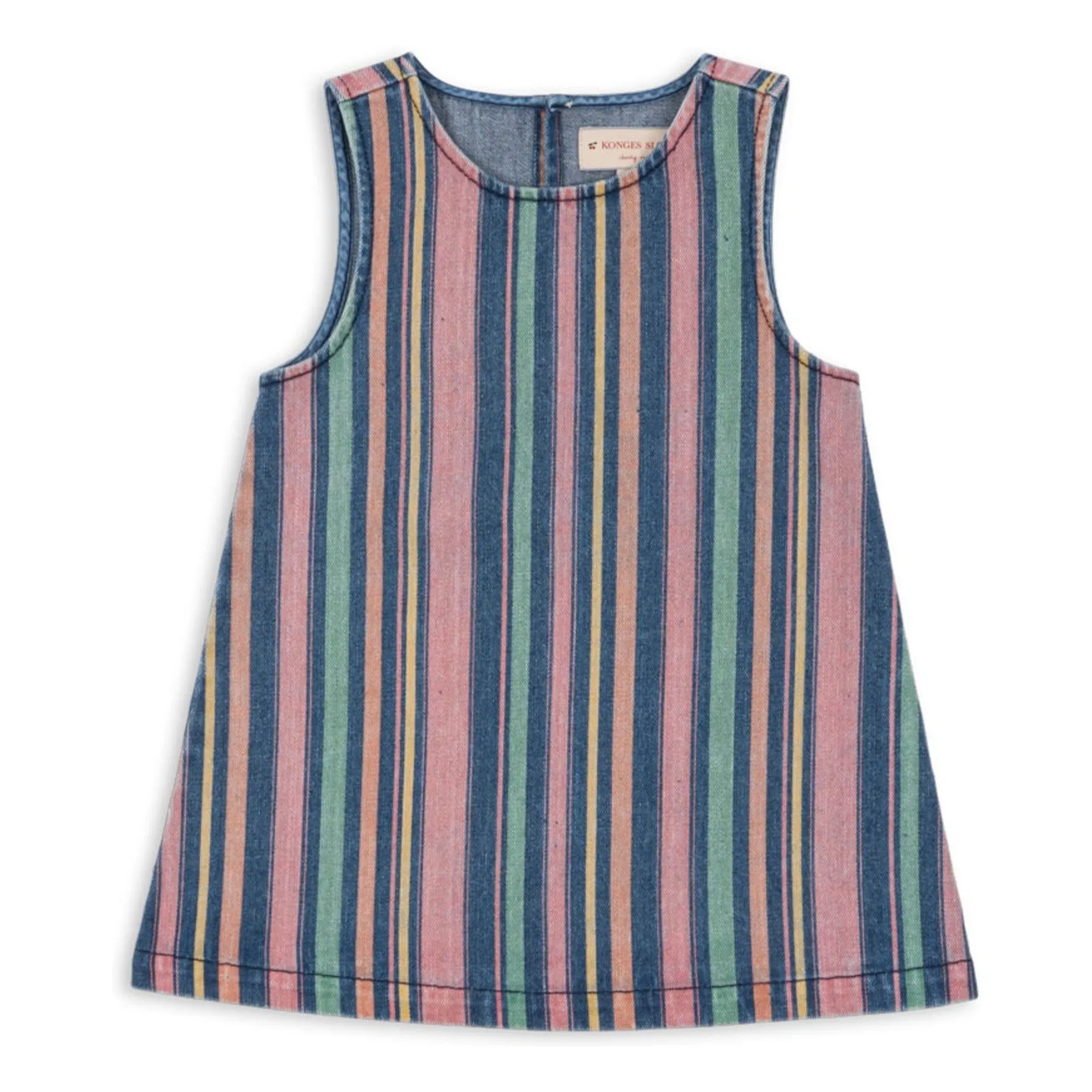 Konges Sløjd Blue Striped Organic Cotton Magot Dress