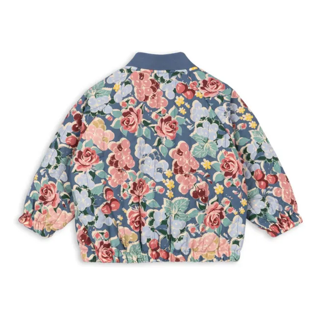 Veste Bomber Juno Fleuri | Bleu