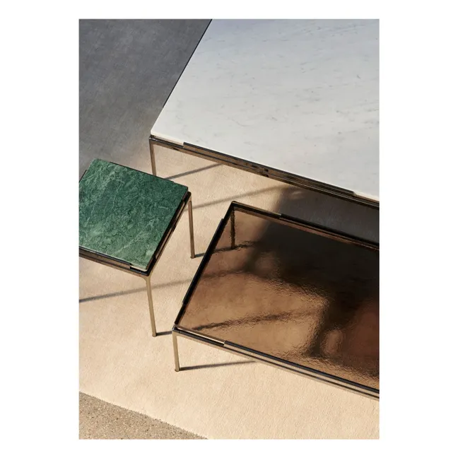 Beistelltisch Sett LN11, Luca Nichetto | Grün-Marmor