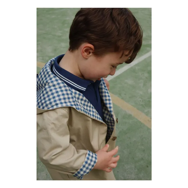 Kurzer Trenchcoat Zitrone | Beige