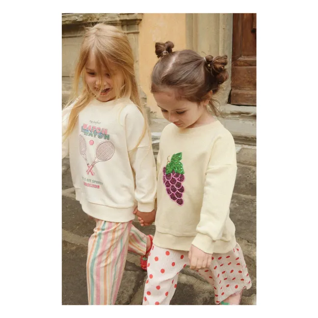 Sweat Loupy Match Coton Bio | Crème