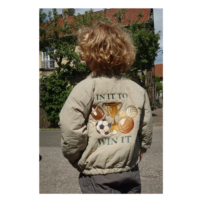 Veste Bomber Juno In It To Win It | Vert kaki