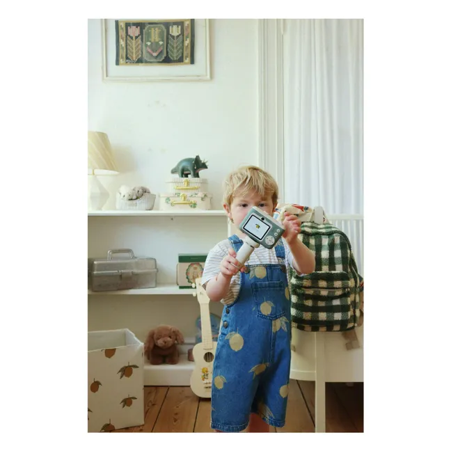 Denim Short Dungarees Magot Lemons Organic Cotton | Blue