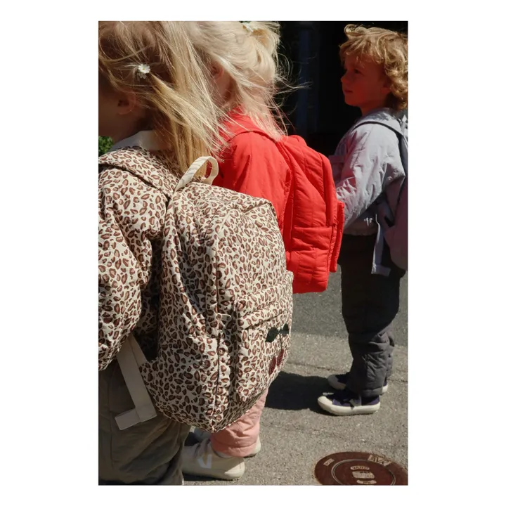 Sac à Dos Sequins Léopard | Brun- Image produit n°0