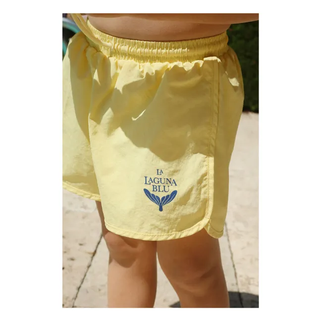 Pomio Recycled Fiber Shorts | Yellow
