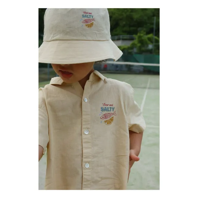 Camisa Franzen Linen | Beige