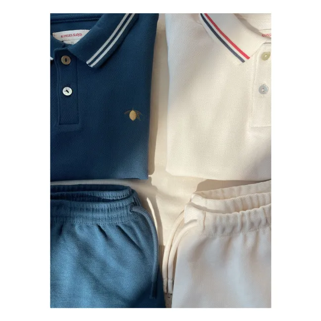 Polo Florian Coton Bio | Bleu marine