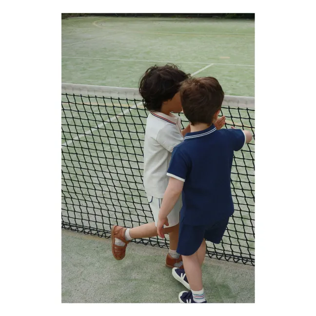 Polo Florian Coton Bio | Bleu marine