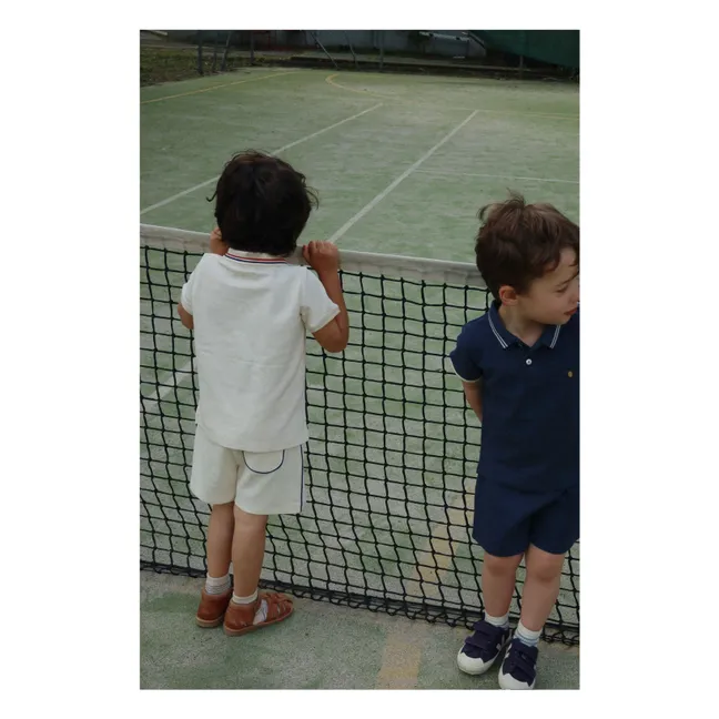 Polo Florian de algodón orgánico | Blanco