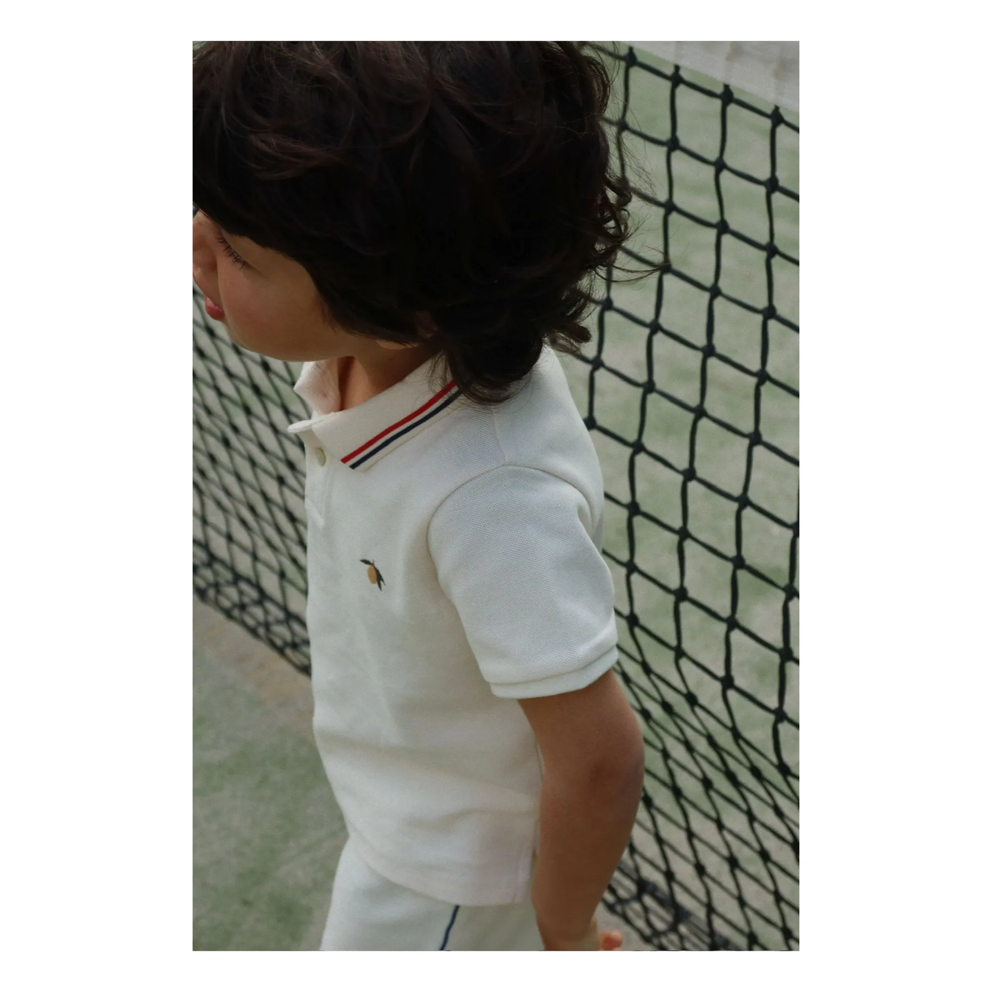 Polo Florian Coton Bio | Blanc- Image produit n°5