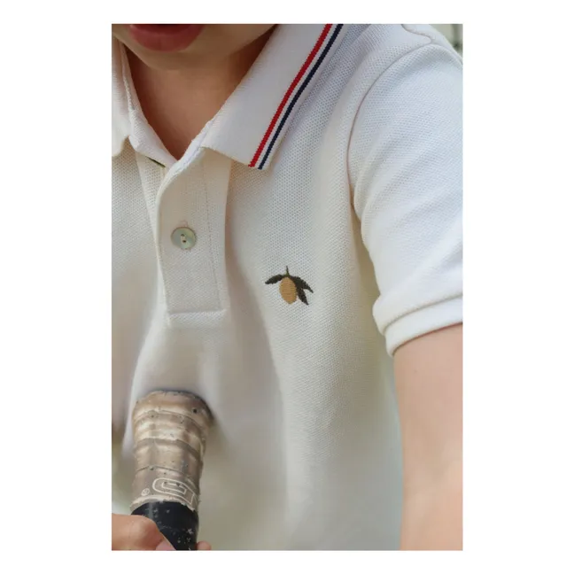 Polo Florian Coton Bio | Blanc