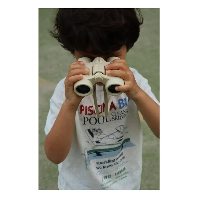 T-shirt Era Piscina Lin et Coton Bio | Blanc