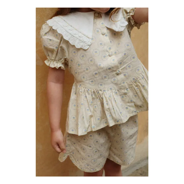 Blouse Col Coton Bio | Ecru