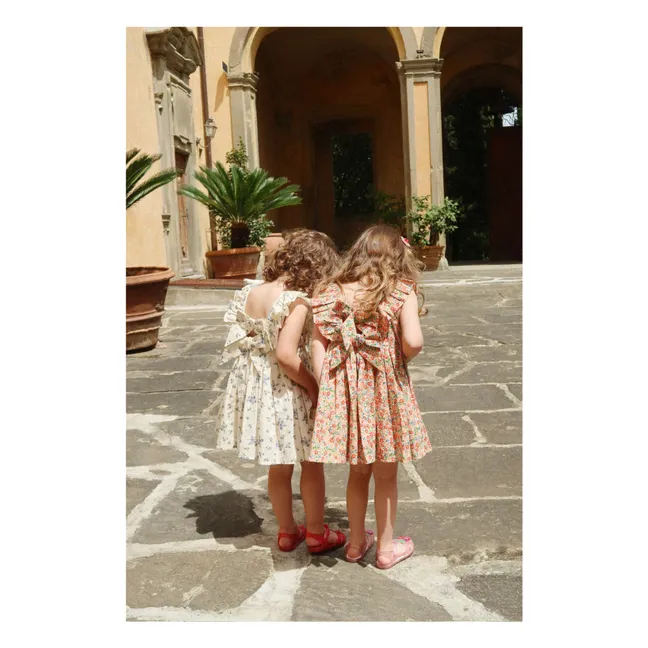 Vestido Cianna de algodón orgánico | Crudo