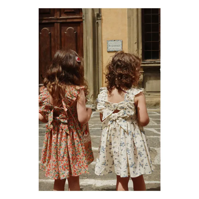 Vestido Cianna de algodón orgánico | Crudo