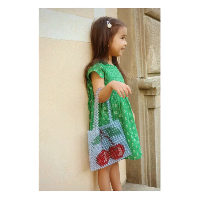 Bolso perla cereza | Azul