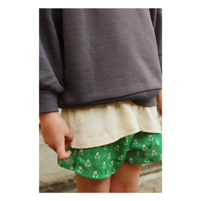 Organic Cotton Cami Shorts | Green