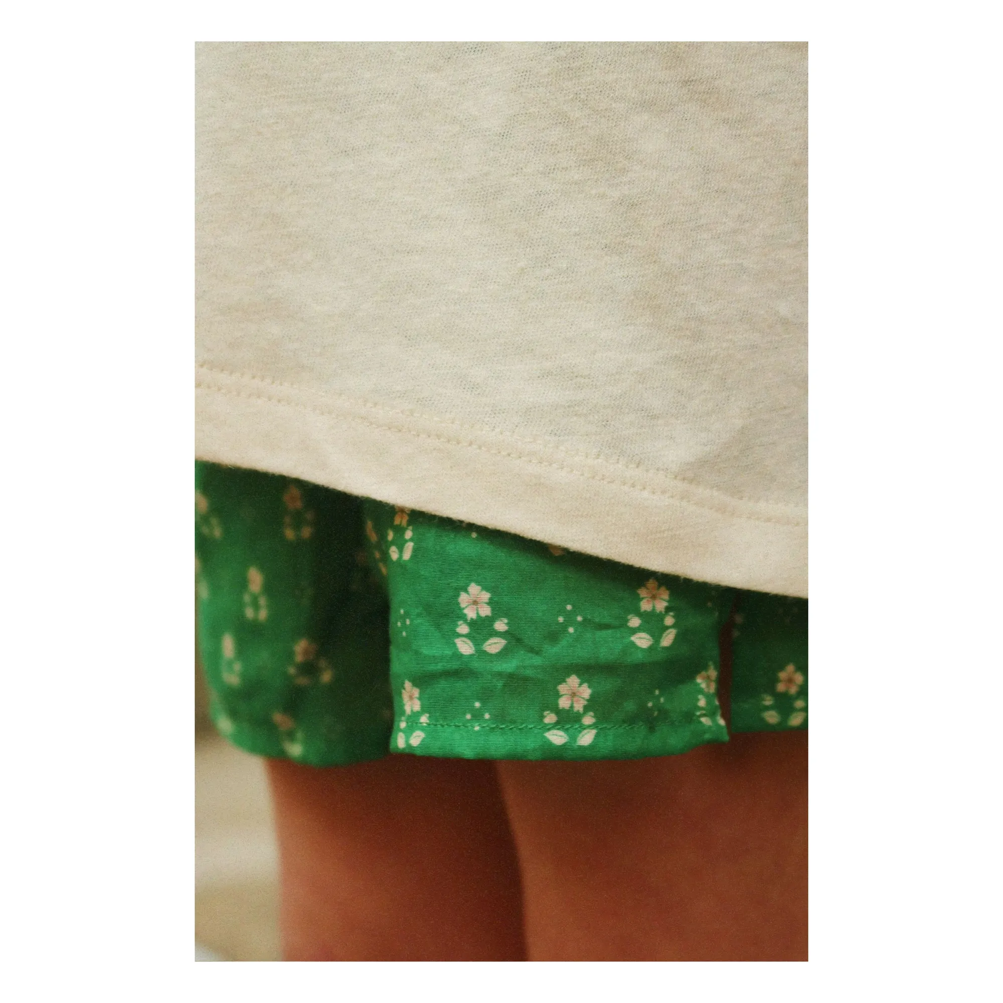Cami Shorts de algodón orgánico | Verde- Imagen del producto n°2