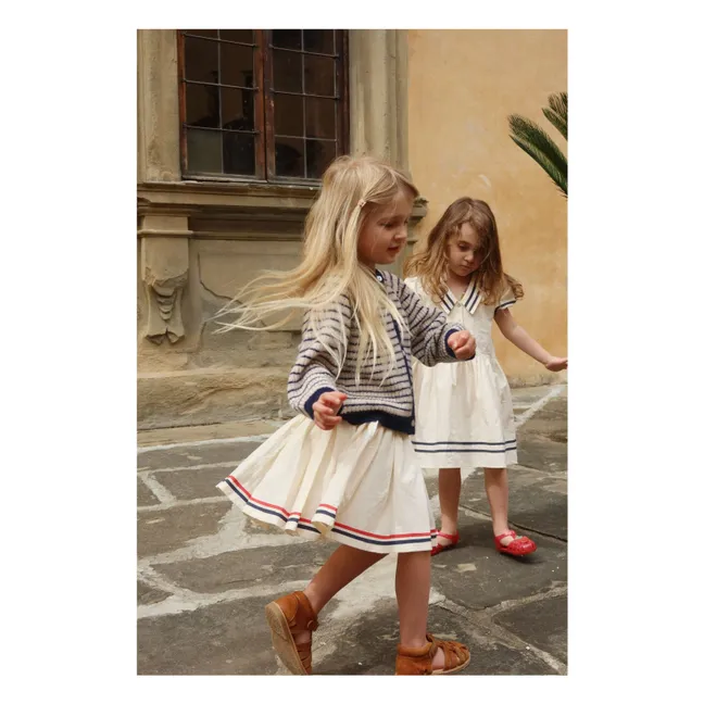 Vestido Allie de algodón orgánico | Crudo