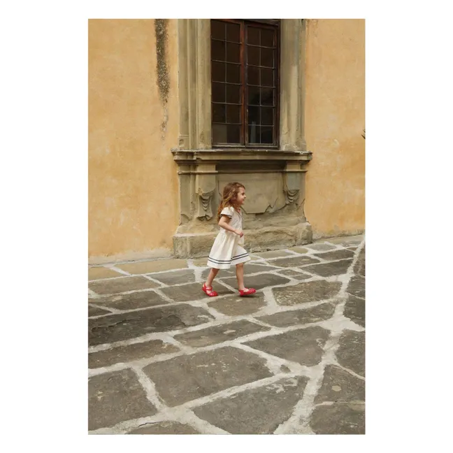 Allie organic cotton dress | Ecru