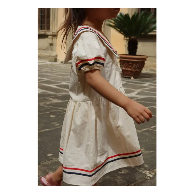 Allie organic cotton dress | Ecru