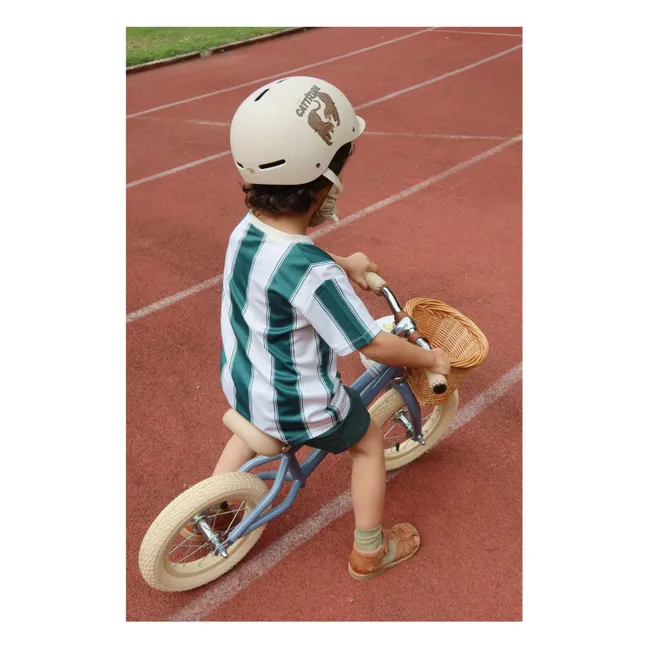 Act striped T-shirt Recycled fibers | Green