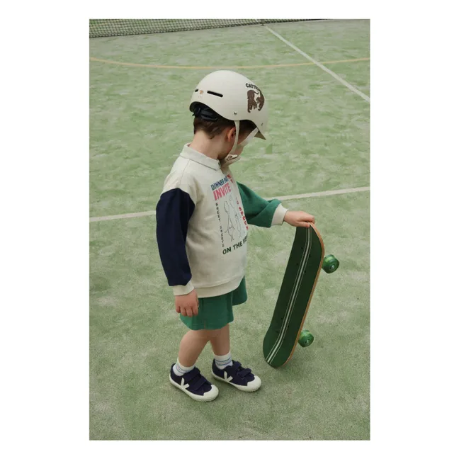 Sweat Polo Spotty Dinner Party Coton Bio | Beige