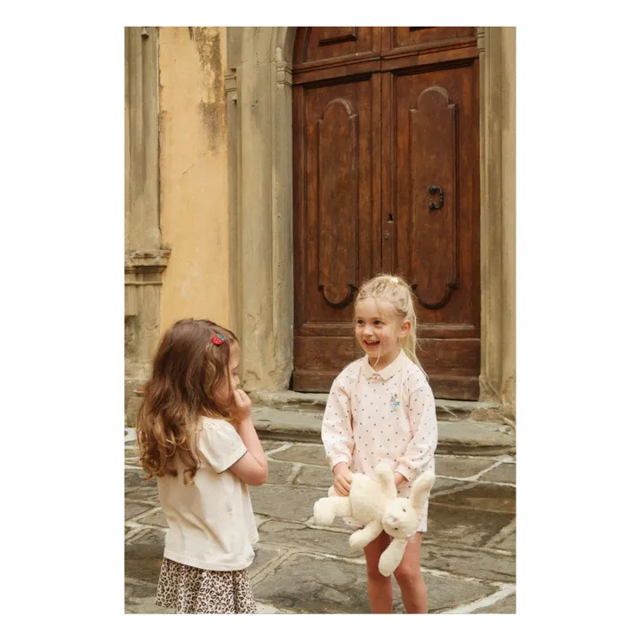 Polo de lunares Dots Algodón orgánico | Rosa Pálido- Imagen del producto n°1