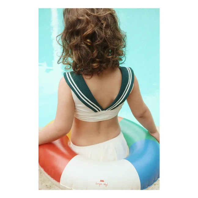 Sailor Recycled Fiber Swimsuit | Ecru