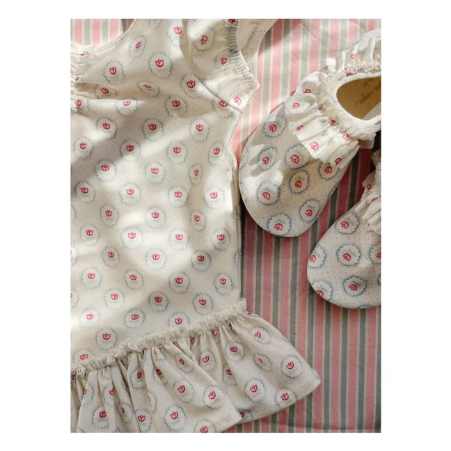 1 Piece Swimsuit Malti Ruffles Recycled Fibers | Ecru