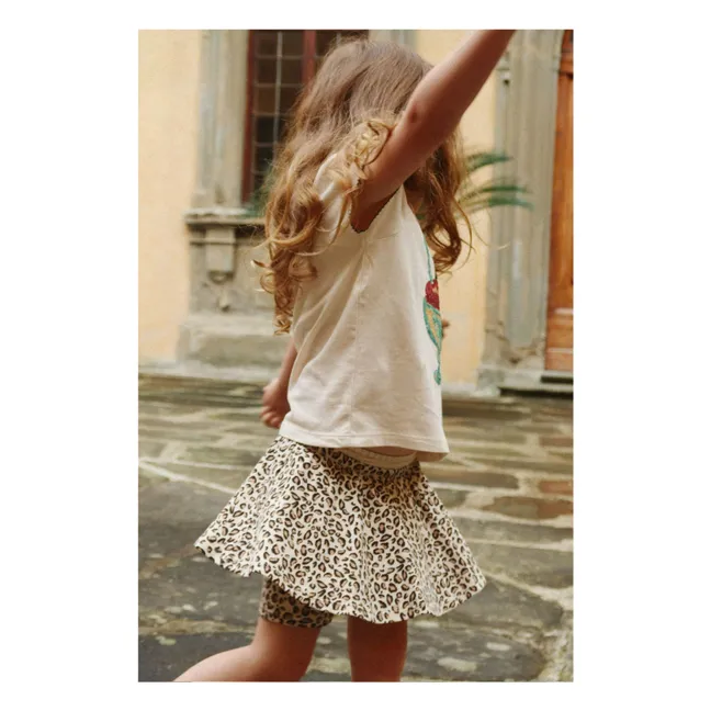 Famo Glace organic cotton T-shirt | Ecru