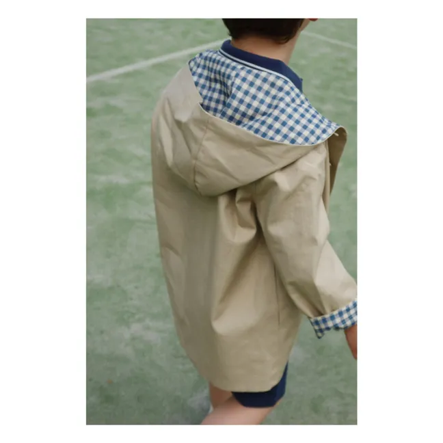 Kurzer Trenchcoat Zitrone | Beige