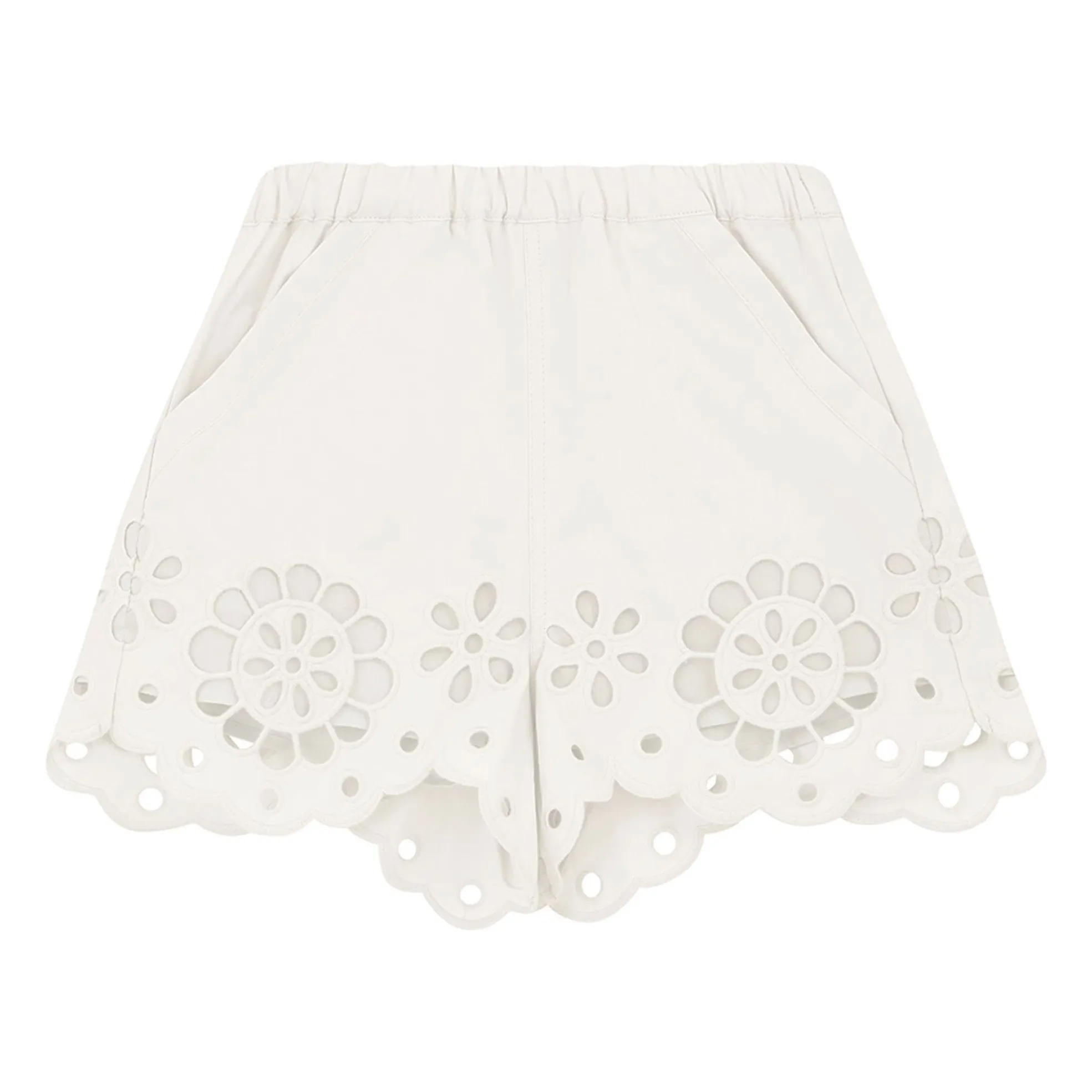 Short Broderie Anglaise Awaken | Ivoire- Image produit n°0